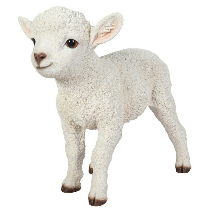 置物 動物 歩く羊 高さ29.5cm グッズ woobia おしゃれ 大きい 玄関インテリア 庭 ガーデン かわいいオブジェ 北欧 リアル 大型 面白い ウービア | WOOBIA | 02