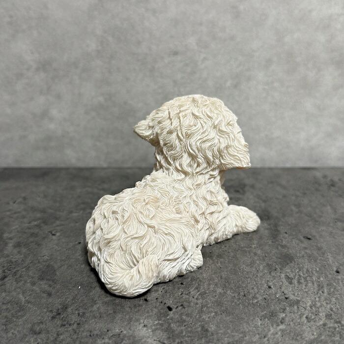 犬 置物 おしゃれ 見上げるマルチーズ かわいい 動物 インテリア オブジェ ガーデンオーナメント woobia ウービア |  | 05