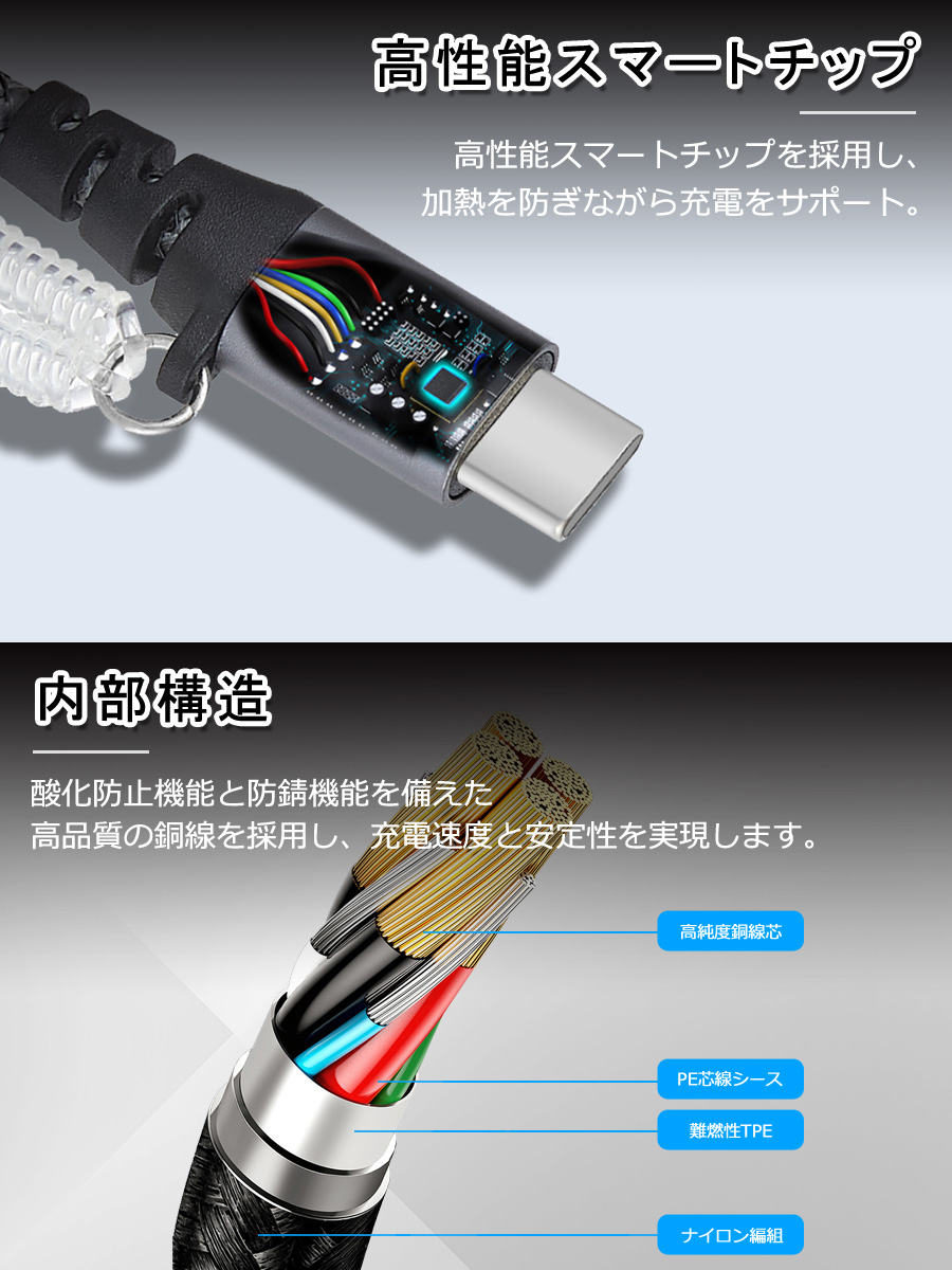 充電専用ケーブル