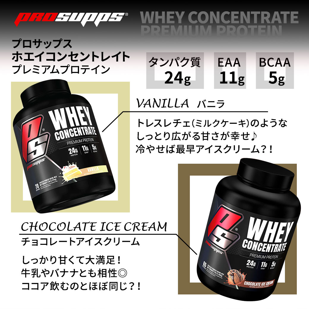 [2個セット]プロサップス ホエイ コンセントレイト プロテイン チョコレートアイスクリーム 2.28kg (5lb) ProSupps Whey Concentrate｜proteinusa｜13