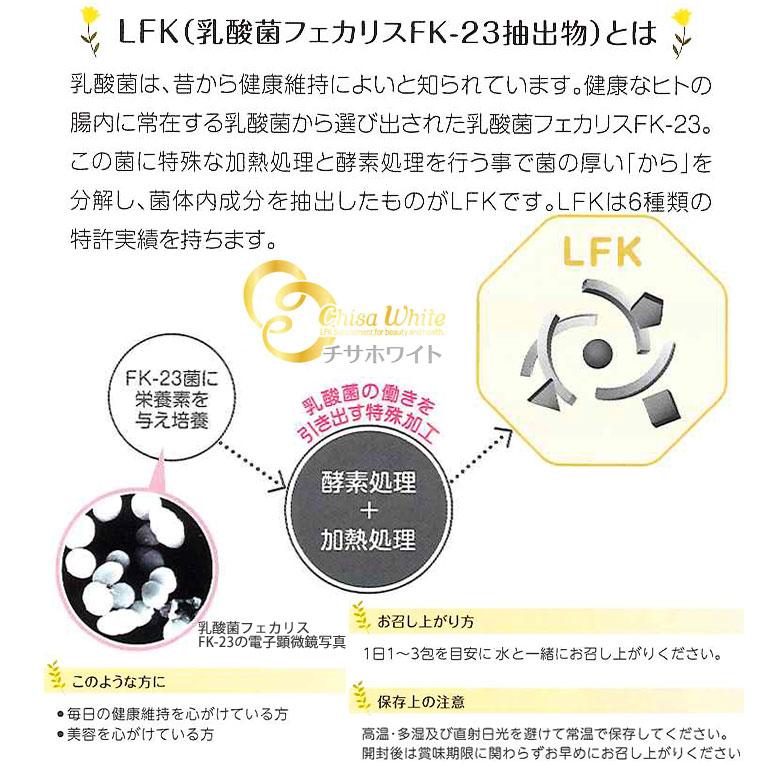 チサホワイト 30包 +3包増量(計33包) ニチニチ製薬 LFK FK23 濃縮