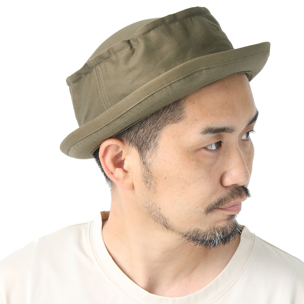 ポークパイハット メンズ 夏 帽子 大きいサイズ 63cm 62cm 61cm 大きめ 日本製 深め レディース ゴルフ 春 夏 冬 秋冬 無地 コットン バケハ バケットハット | Regnuu | 06