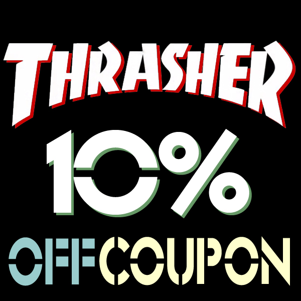 protocolの「THRASHER！のアイテムに使える10％OFFクーポン」のクーポン