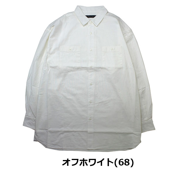 Audience オーディエンス 日本製 播州織 ダンガリー レギュラーカラー ボクシーAライン 長袖ワークシャツ AUD6581 | Audience | 03