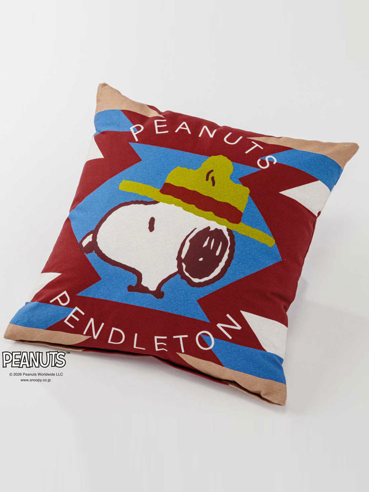 PENDLETON ペンドルトン PEANUTS Cushion Cover Night Dance クッションカバー ナイトダンス スヌーピー 45×45cm コットン インテリア キャンプ アウトドア | PENDLETON | 01