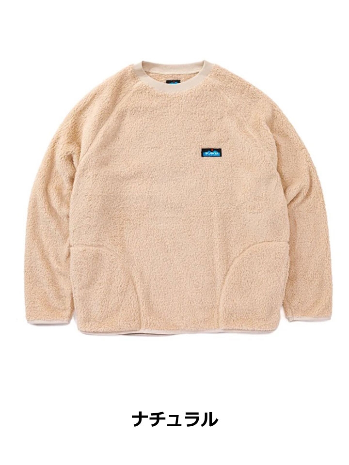 KAVU カブー シャギークルー 19822313 メンズ フリース プルオーバー クルーネック ボアフリース 長袖 軽量 保温 アウトドア キャンプ 秋冬 | KAVU | 01