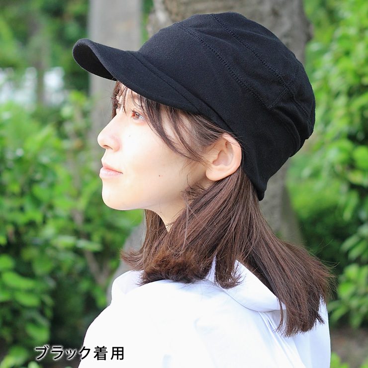 Regnuu 夏用キャップ 深さバランス 快適フィット 鹿の子素材