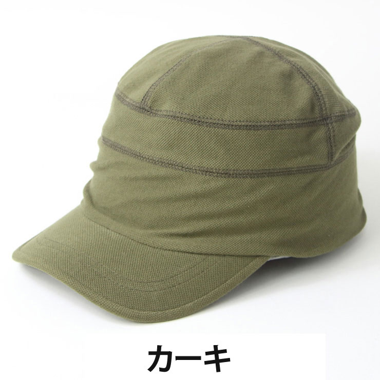 Regnuu 鹿の子 ワークキャップ メンズ レディース 大きいサイズ M L XL コットン100% 夏用 通気性 UVカット 蒸れにくい 帽子 ゴルフ アウトドア | Regnuu | 05