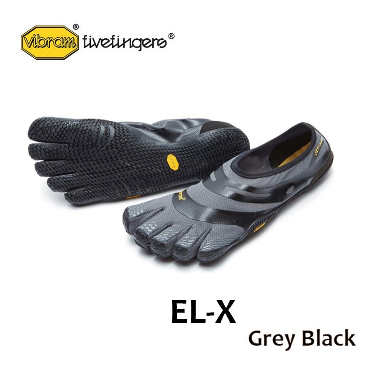 5本指シューズ メンズ vibram fivefingers ビブラム ファイブフィンガーズ Men`s EL-X Grey/Black 16M0101 | Vibram FiveFingers | 01