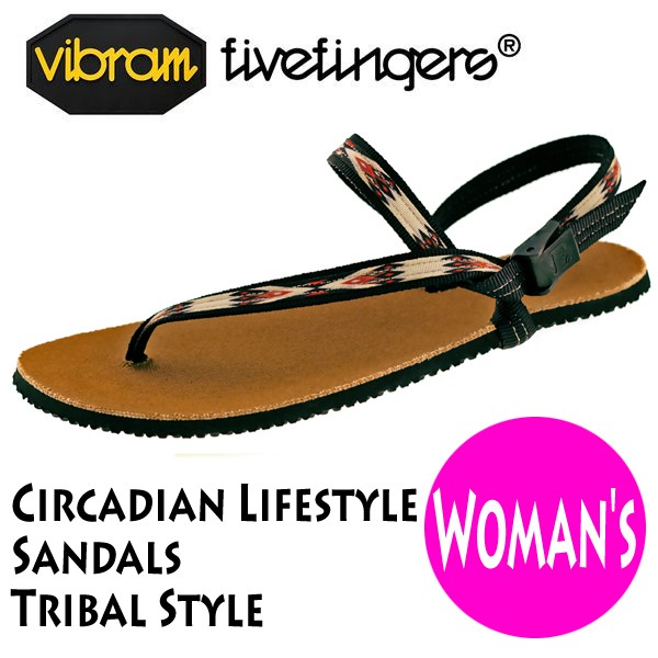 サンダル レディース EARTH RUNNERS Vibram FiveFingers ビブラム Woman's Circadian Lifestyle Sandals Tribal Style 19ES0003 | Vibram FiveFingers | 01