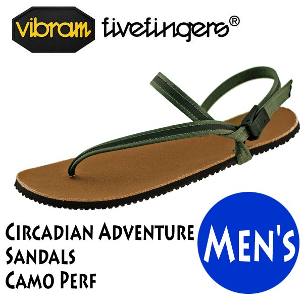 サンダル メンズ EARTH RUNNERS アースランナーズ Vibram FiveFingers ビブラム Circadian Adventure Sandals Camo Perf 19ES0005 | Vibram FiveFingers | 01