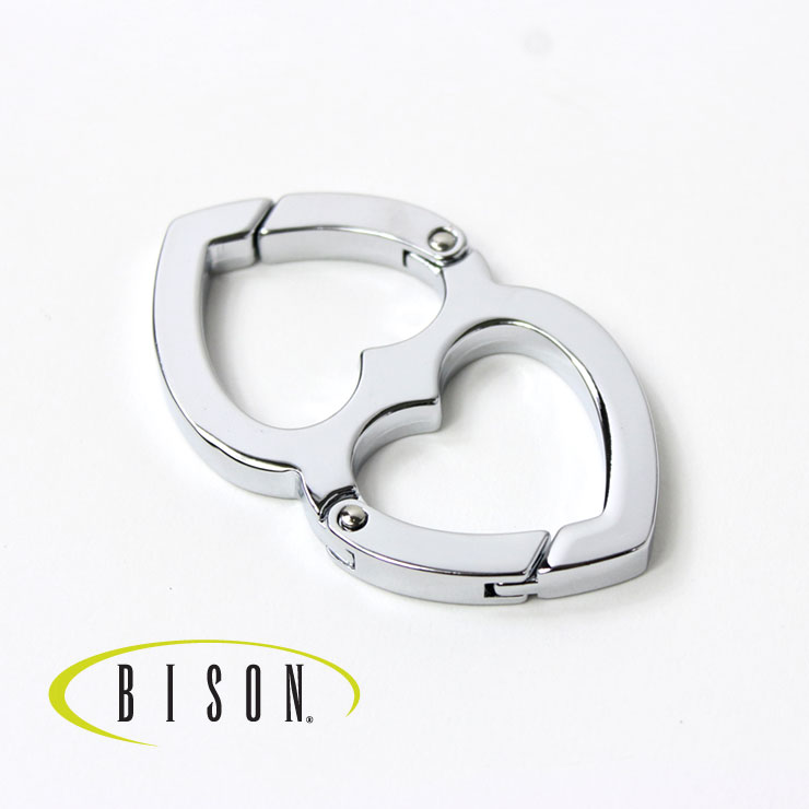 BISON DESIGNS バイソンデザインズ LOVE LINK カラビナ/キーホルダー キーリング ハート型 アウトドア アクセサリー | BISON DESIGNS | 01
