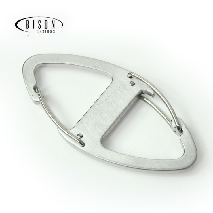 バイソンデザインズ BISON DESIGNS ステンレス 8cm カラビナ 13SSD カラビナ キーホルダー キーリング | BISON DESIGNS | 01