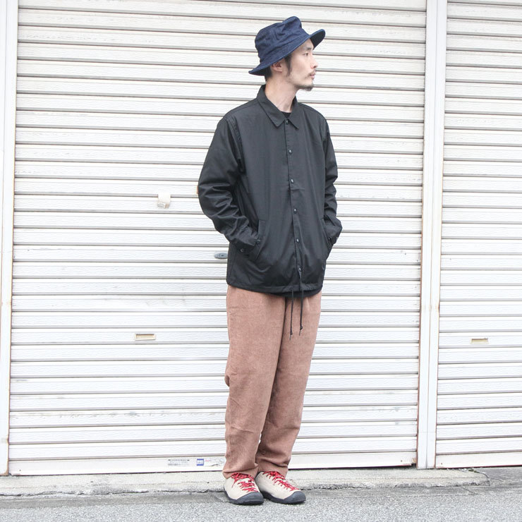 コムデギャルソン ナイロンジャケット コーチジャケット スナップボタン M ナイロン コーチジャケット L ブラック 袖プリント ラグラン スナップ