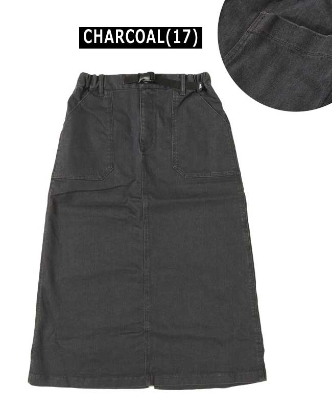 KRIFF MAYER クリフメイヤー デニム ベイカー クライミングスカート レディース スカート ロングスカート スリット 美脚 カジュアル 伸縮性 ゆったり 2344005L | KRIFF MAYER | 01