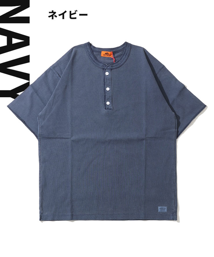 KRIFF MAYER クリフメイヤー ヘビーウェイトピグメントヘンリーTee 2455803 ヘビーOZ天竺 アメカジスタイル ヴィンテージ風 | KRIFF MAYER | 07
