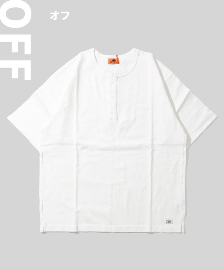 KRIFF MAYER クリフメイヤー ヘビーウェイトピグメントヘンリーTee 2455803 ヘビーOZ天竺 アメカジスタイル ヴィンテージ風 | KRIFF MAYER | 01