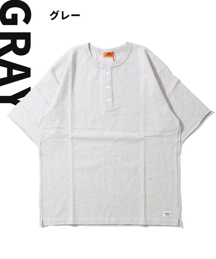 KRIFF MAYER クリフメイヤー ヘビーウェイトピグメントヘンリーTee 2455803 ヘビーOZ天竺 アメカジスタイル ヴィンテージ風 | KRIFF MAYER | 02
