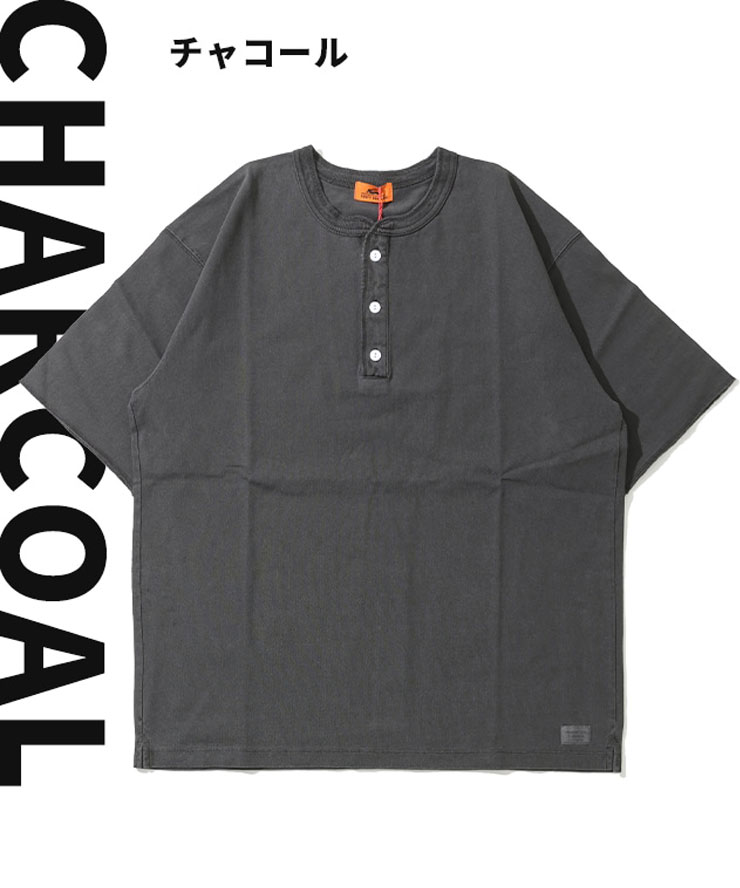 KRIFF MAYER クリフメイヤー ヘビーウェイトピグメントヘンリーTee 2455803 ヘビーOZ天竺 アメカジスタイル ヴィンテージ風 | KRIFF MAYER | 03