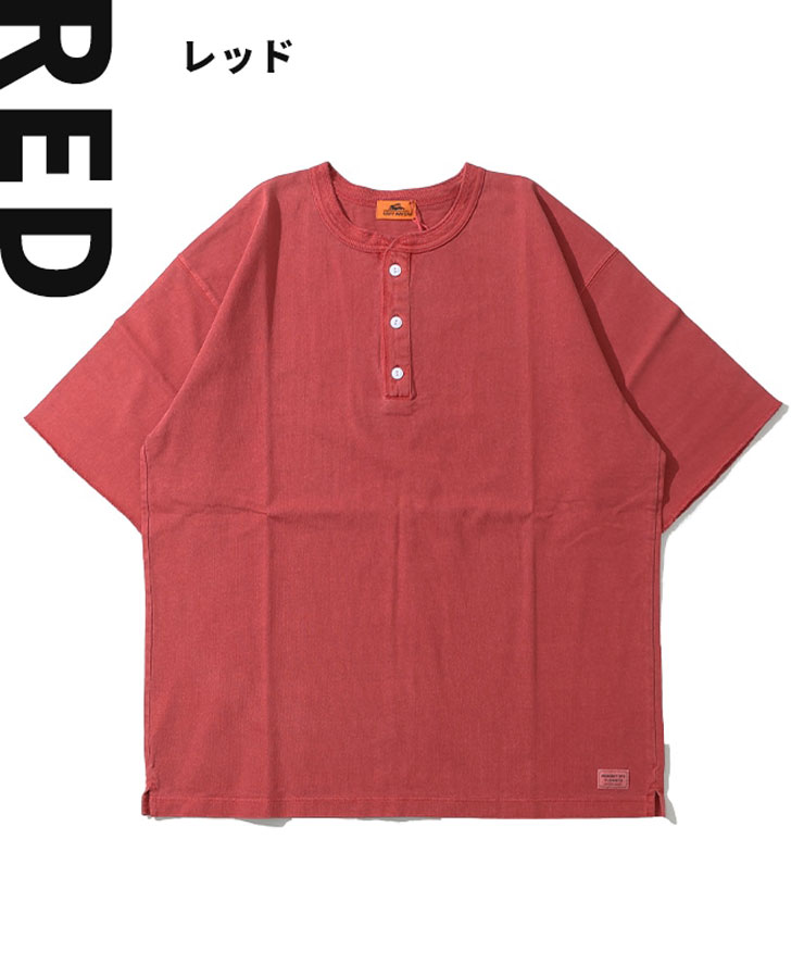 KRIFF MAYER クリフメイヤー ヘビーウェイトピグメントヘンリーTee 2455803 ヘビーOZ天竺 アメカジスタイル ヴィンテージ風 | KRIFF MAYER | 04