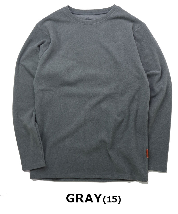 KRIFF MAYER クリフメイヤー もちのびクルーネックインナー長袖 2525600 フリース メンズ レディース Mサイズ Lサイズ XLサイズ | KRIFF MAYER | 02