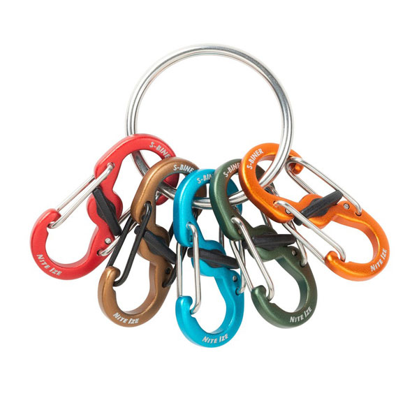 カラビナ キーホルダー NITEIZE ナイトアイズ キーリングロッカー アルミニウム NI59165 / 男性 女性 メンズ レディース キーリング | NITE IZE | 01