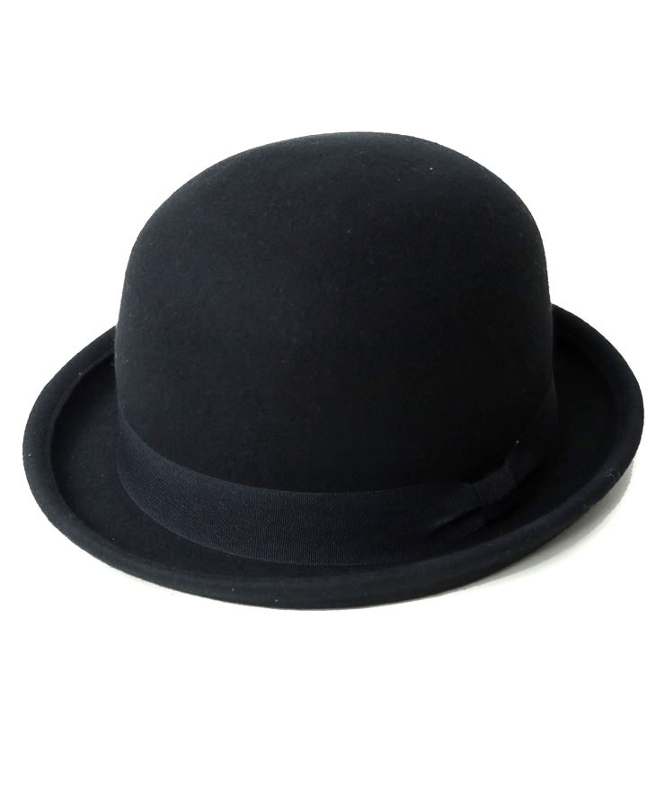 Regnuu フェルト ボーラーハット ウール 100% レディース メンズ ユニセックス ダービーハット 山高帽 大きいサイズ ブラック グレー キャメル | Regnuu | 01