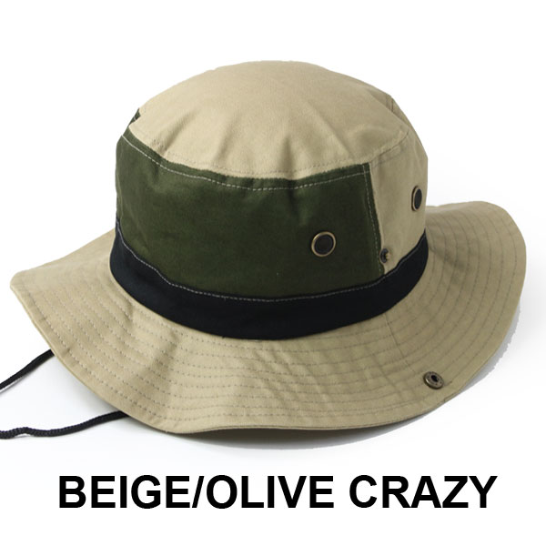 アドベンチャー サファリハット メンズ レディース 帽子 UVケア キャンプ アウトドア 野外フェス 春 夏 紫外線対策 洗える コットン | protocol | 06