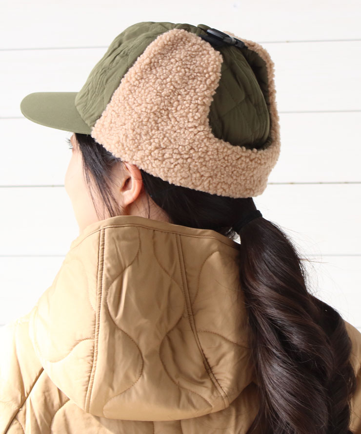 日本未発売】 トラッパー シュプリーム またぎ 帽子 モコモコ 耳