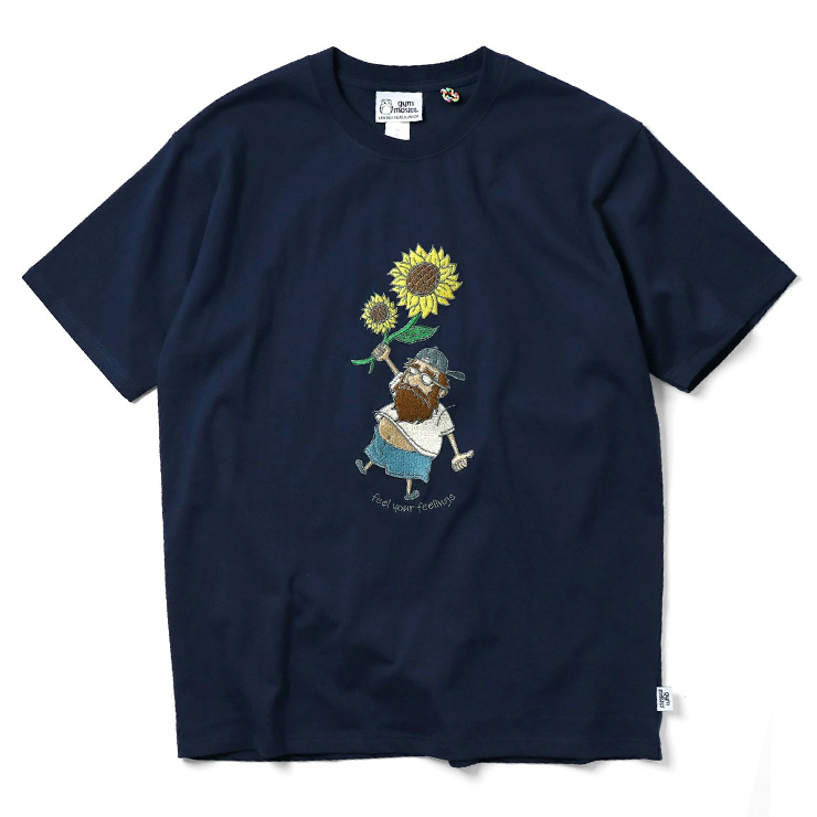 gym master ジムマスター 7.4oz feel your feeling 刺繍Tee 7.4oz STUCK ON YOU刺繍Tee G321706 G321707 | gym master | 04