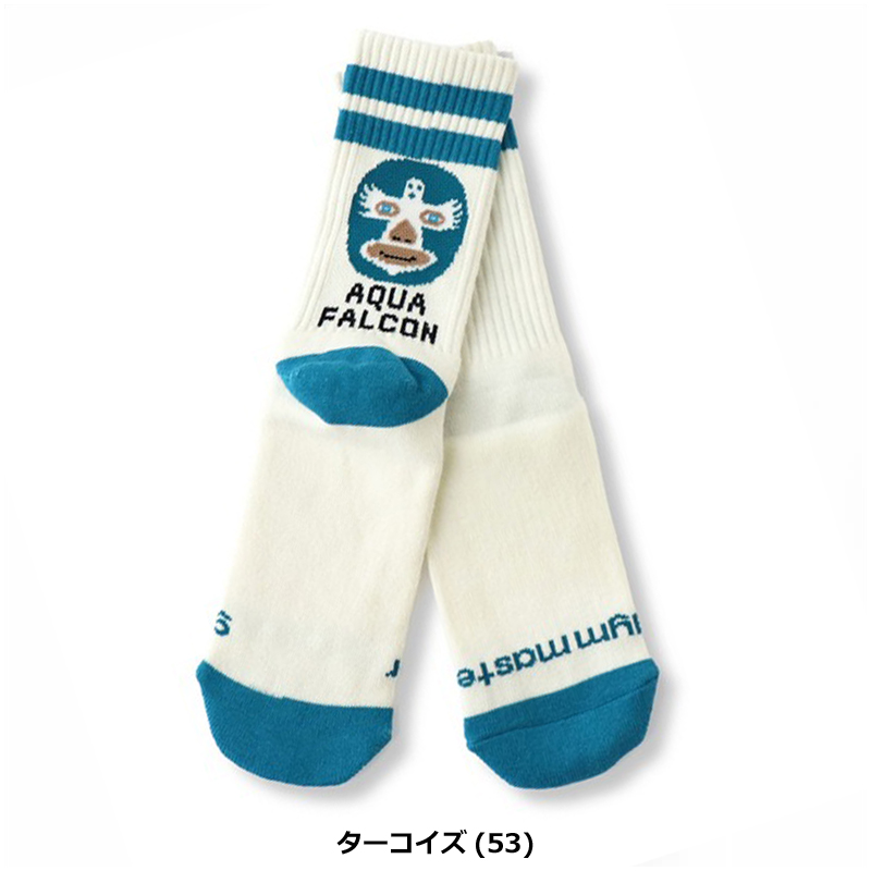 gym master ジムマスター 覆面レスラージャガードソックス 靴下 メンズ レディース  G766618 春夏 | gym master | 05