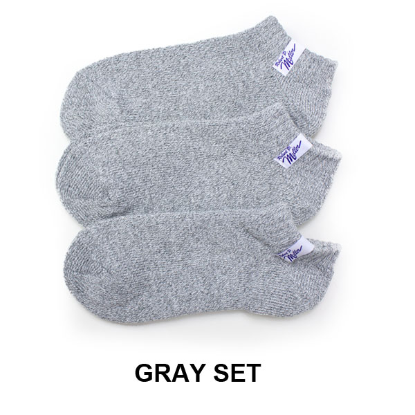 靴下 メンズ ブランド ロバート ピー ミラー Robert P.Miller 3Pack 無地 スニーカー ソックス 310C ３足セット | Robert P. Miller | 02