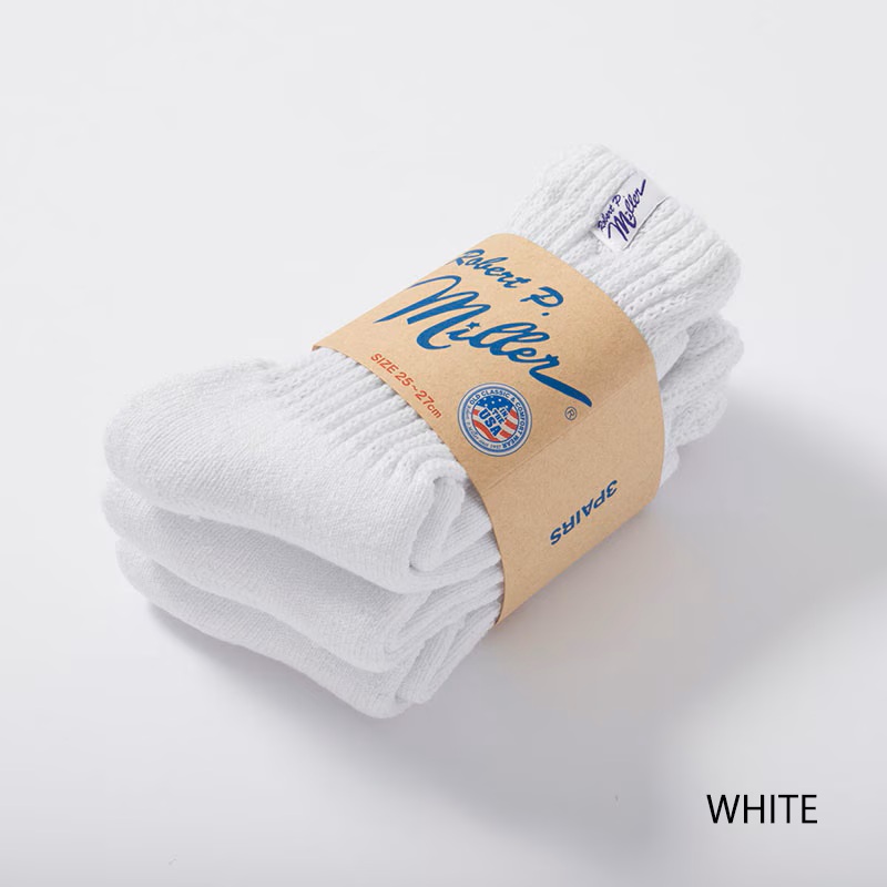 Robert P Miller ロベルトピーミラー 綿混ジャスト丈 ソックス 3足セット Crew Sneaker Socks 312c | Robert P. Miller | 03