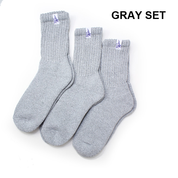 Robert P Miller ロベルトピーミラー 綿混ジャスト丈 ソックス 3足セット Crew Sneaker Socks 312c | Robert P. Miller | 02