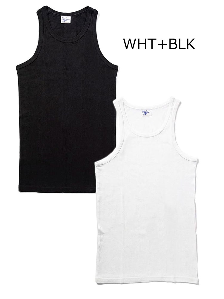 爆買 / Robert P.Miller ロバートピーミラー Panel Rib Tanktop パネルリブ タンクトップ 2枚セット 110C メンズ 綿100% インナー ノースリーブ 春 夏 春夏 | Robert P. Miller | 04