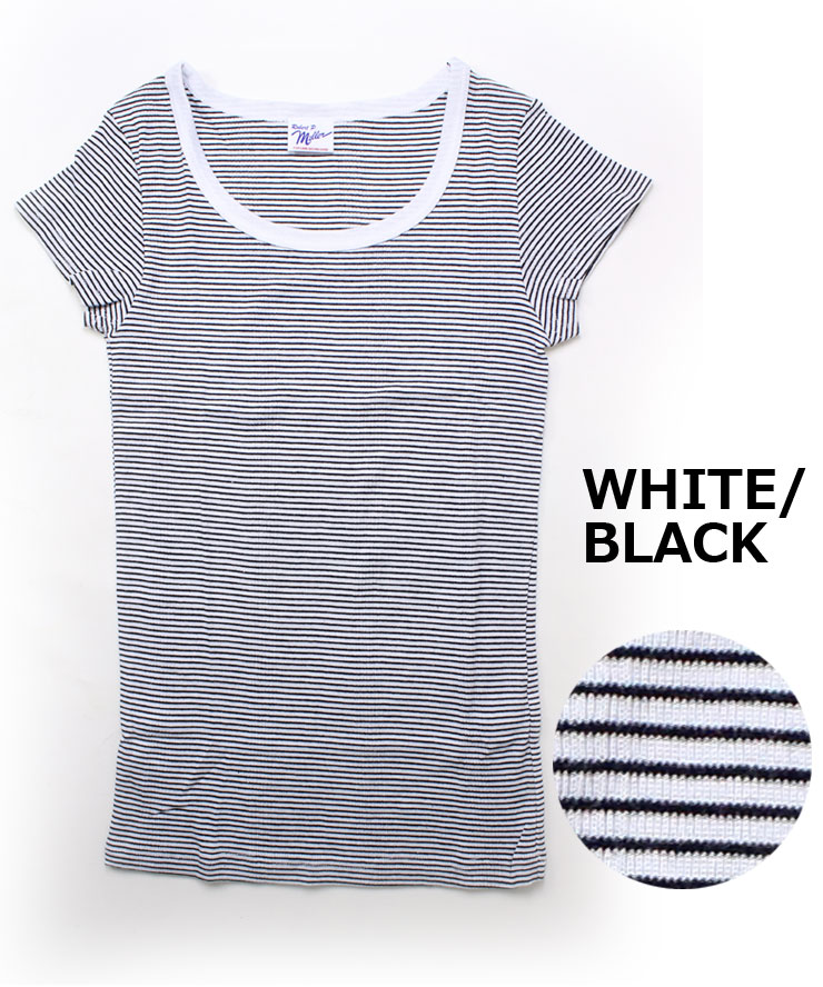 レディース トップス 半袖 レディースインナー ロバート ピー ミラー Robert P.Miller パネルリブ 半袖 Tシャツ 807C 綿100% 肌着 | Robert P. Miller | 02