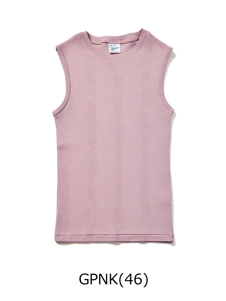 タンクトップ レディース ボーダー Robert P.Miller ロバート・ピー・ミラー  パネルリブ 848c 春 夏 春夏 ノースリーブ Tee | Robert P. Miller | 11