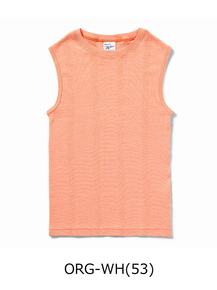 タンクトップ レディース ボーダー Robert P.Miller ロバート・ピー・ミラー  パネルリブ 848c 春 夏 春夏 ノースリーブ Tee | Robert P. Miller | 15