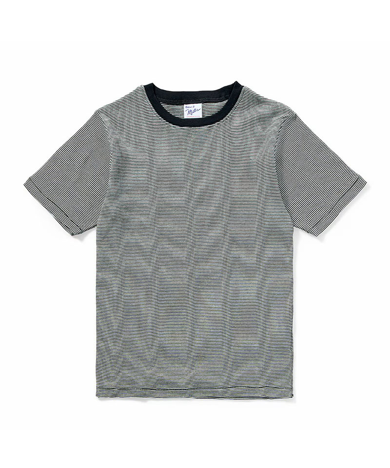 Robert P.Miller ロベルト・ピー・ミラー Tシャツ レディース 半袖 Panel-rib C/N Tee GS パネルリブ クルーネック 春夏 リブTシャツ カジュアル 863C | Robert P. Miller | 01