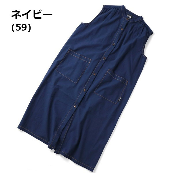 gym master シャンブレー ワンピース G321752 ジムマスター レディース ワンピース ノースリーブ UV ケア 春 夏 春夏 | gym master | 03