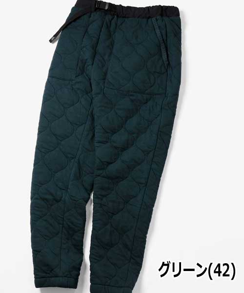 キルティングパンツ メンズ ゴルフ ジムマスター gym master 山登り 登山 暖 ウェーブキルト イージーパンツ  大阪 店舗 取り扱い ウォームアップパンツ G433768 | gym master | 05