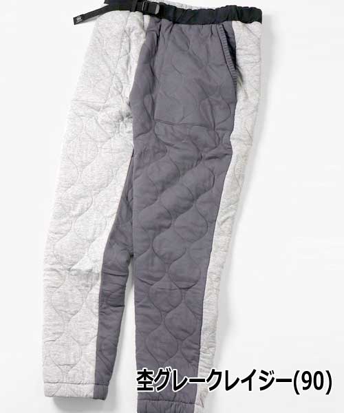 キルティングパンツ メンズ ゴルフ ジムマスター gym master 山登り 登山 暖 ウェーブキルト イージーパンツ  大阪 店舗 取り扱い ウォームアップパンツ G433768 | gym master | 06