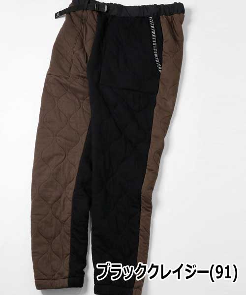キルティングパンツ メンズ ゴルフ ジムマスター gym master 山登り 登山 暖 ウェーブキルト イージーパンツ  大阪 店舗 取り扱い ウォームアップパンツ G433768 | gym master | 07