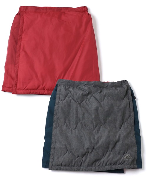 gym master ジムマスター RVマウンテン キルト ラップ スカート G633745 レディース 巻きスカートリバーシブル 中綿 部屋着 秋 冬 秋冬 | gym master | 06