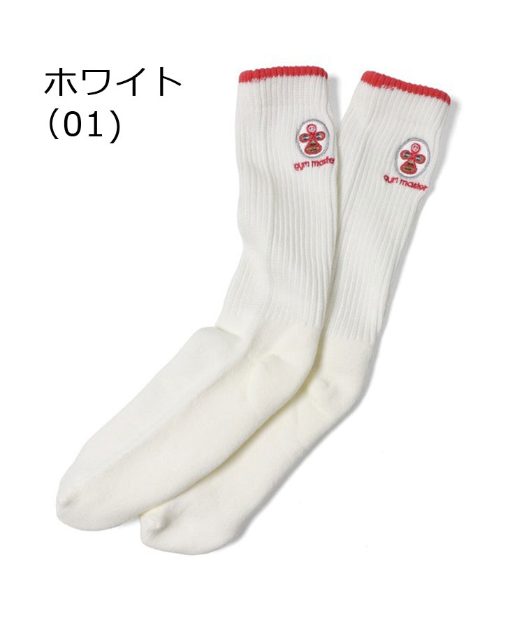 gym master ジムマスター 覆面レスラー刺繍ルーズソックス G666753 靴下 メンズ レディース 覆面レスラー 秋 冬 春 夏 春夏 秋冬 | gym master | 01