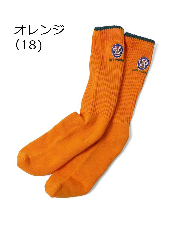 gym master ジムマスター 覆面レスラー刺繍ルーズソックス G666753 靴下 メンズ レディース 覆面レスラー 秋 冬 春 夏 春夏 秋冬 | gym master | 03