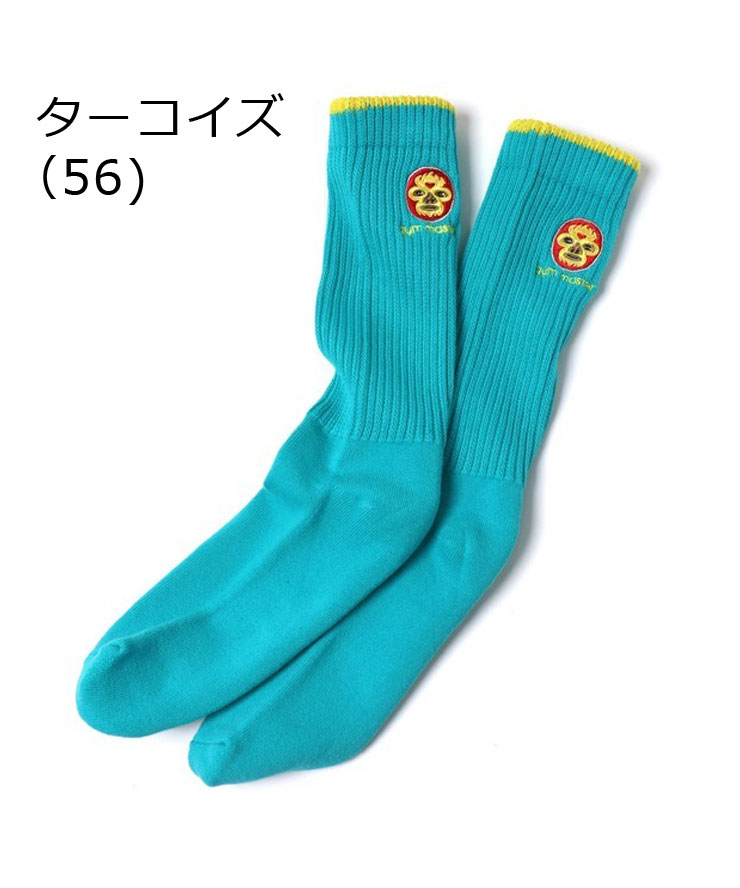 gym master ジムマスター 覆面レスラー刺繍ルーズソックス G666753 靴下 メンズ レディース 覆面レスラー 秋 冬 春 夏 春夏 秋冬 | gym master | 04