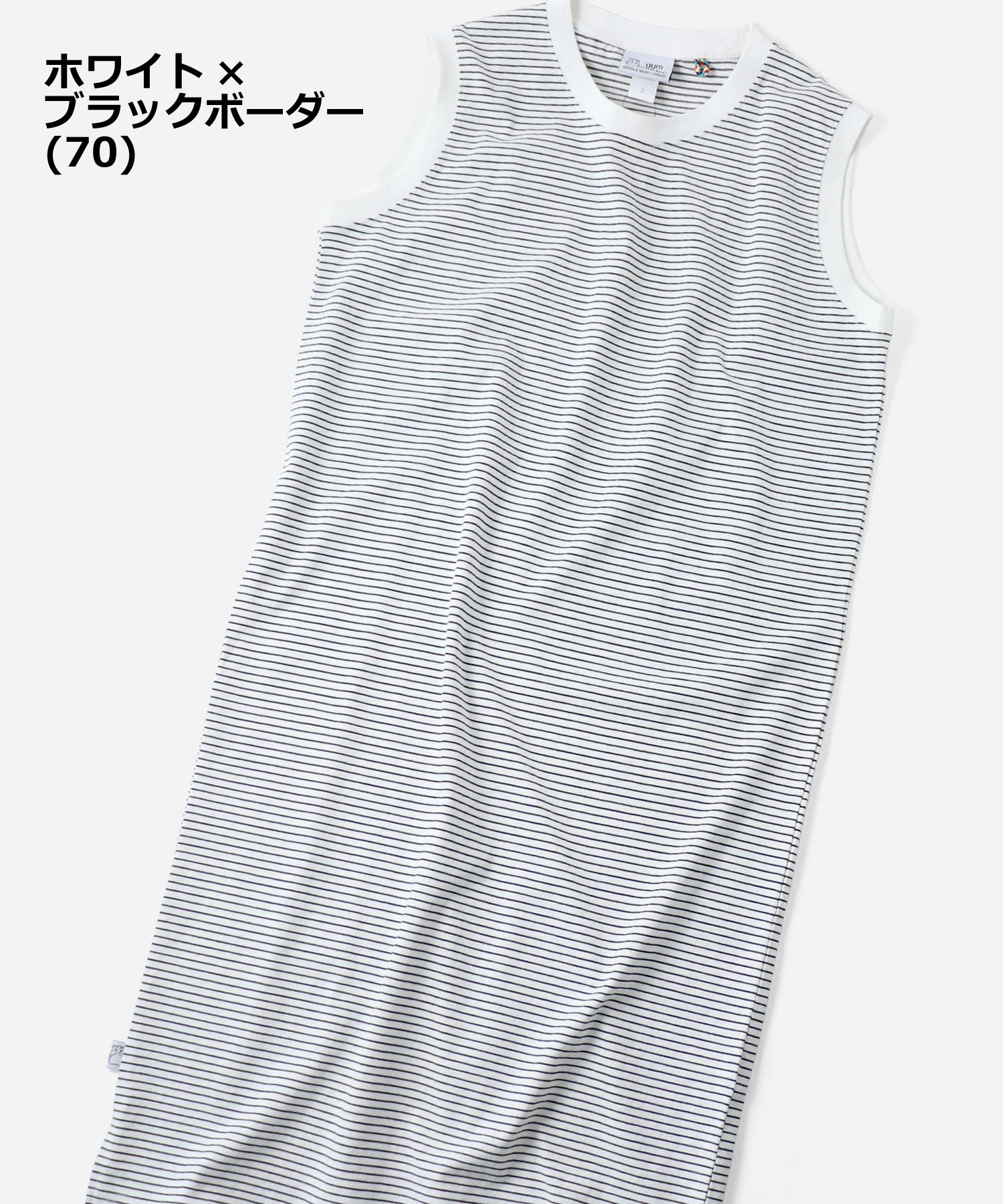gym master ジムマスター 7.4ozヘビーウェイトワンピース G721716 レディース 春夏 半袖 ワンピース ロングワンピース 厚手 コットン カジュアル | gym master | 03