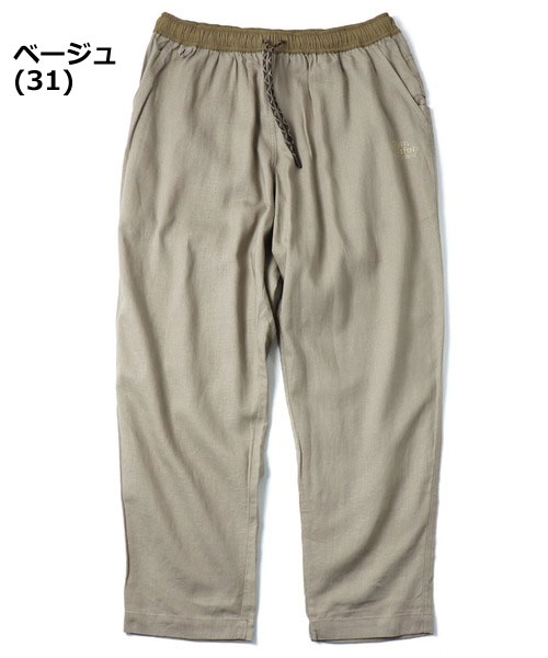 gym master ジムマスター パンツ メンズ 夏 麻レーヨン テーパードパンツ リネンパンツ イージーパンツ 涼しい 軽い カジュアル G721741 | gym master | 02