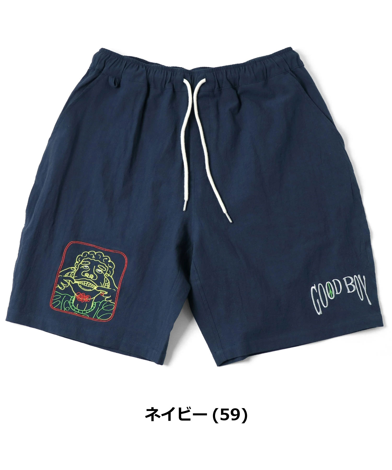gym master ジムマスター ショートパンツ メンズ GOOD BOY 刺繍ショーツ G721748 春夏 ハーフパンツ イージーパンツ 刺繍 軽量 カジュアル アウトドア | gym master | 04
